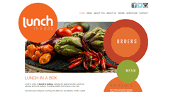 Desktop Screenshot of lunchinabox.com.au